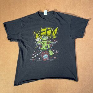 USED | WEBN Fireworks T-shirt Frog Cincinnati Ohio Radio Promo | Black | Size XL